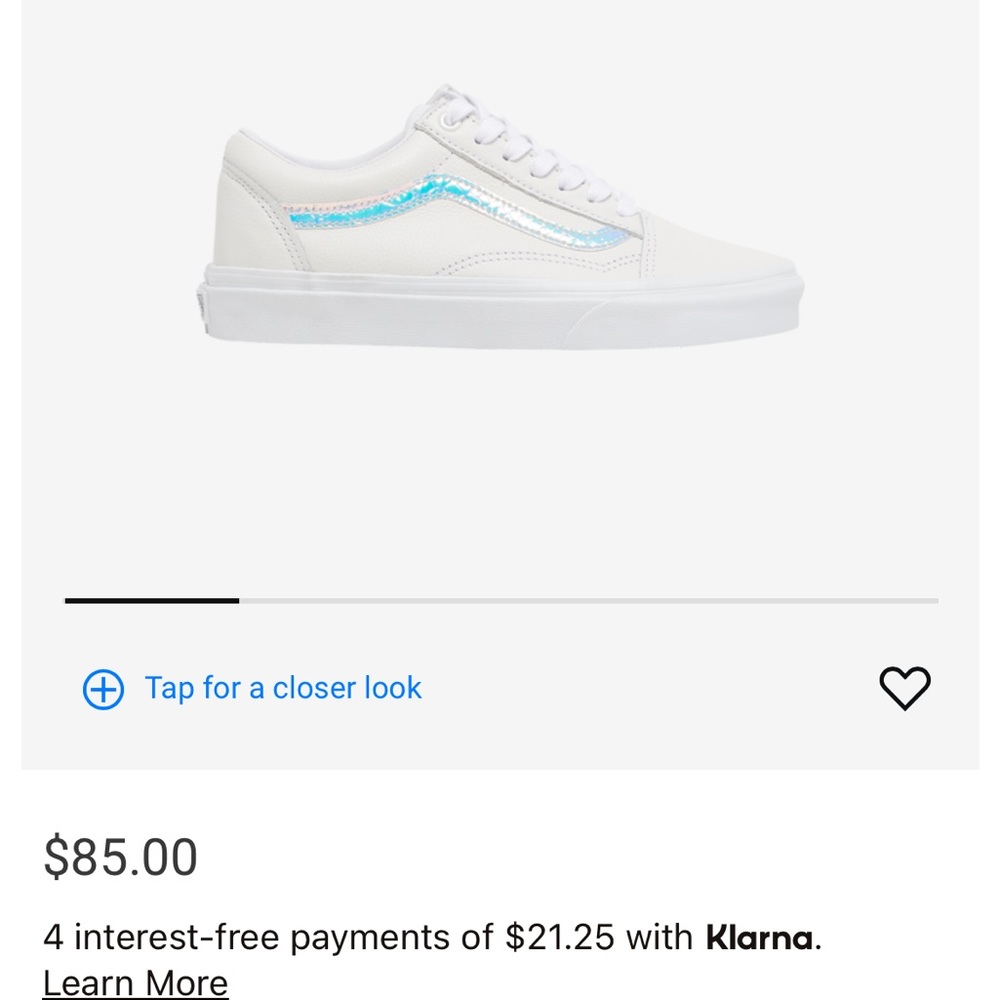 Old Skool Vans Holographic Side Stripe